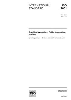 ISO 7001 símbolos información pública